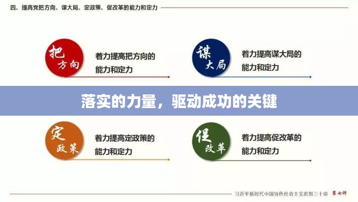 落实的力量，驱动成功的关键