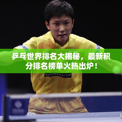 乒乓世界排名大揭秘，最新积分排名榜单火热出炉！