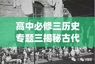高中必修三历史专题三揭秘古代中国繁荣与变迁的辉煌历程